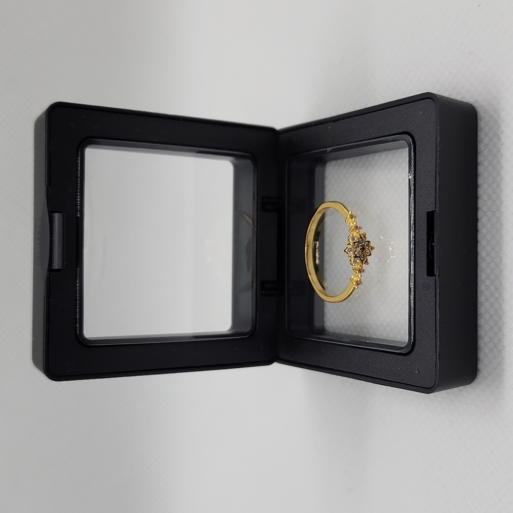 18K Yellow Gold Plated 925 Sterling Silver Ring - Picture 4 of 12